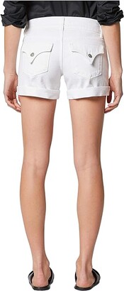 Hudson Croxley Cuffed Shorts in White (White) Women's Shorts
