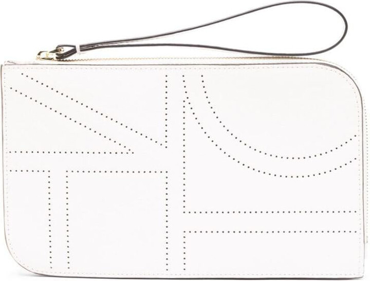 TOTEME Embellished leather pouch