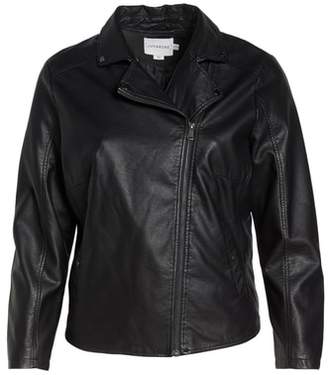 Junarose Karisa Faux Leather Moto Jacket