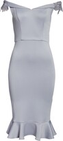 Thumbnail for your product : Chi Chi London Oaklee Off the Shoulder Body-Con Cocktail Dress