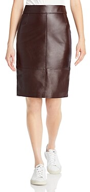 HUGO BOSS Selrita Leather Skirt - ShopStyle