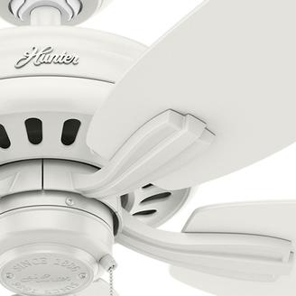 Hunter Newsome 52 in. Indoor/Outdoor Fresh White Ceiling Fan