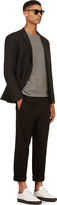 Thumbnail for your product : Tiger of Sweden Black Cashmere-Wool Quilted Hoyt 5 Blazer