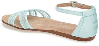 Toms Correa Lace & Grosgrain Ribbon Ankle Strap Wedding Sandal
