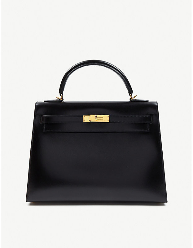 Vestiaire Collective Hermes Kelly 32 leather handbag ShopStyle Bags