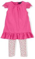 Thumbnail for your product : Ralph Lauren CHILDRENSWEAR Baby Girls Two-Piece Tunic & Leggings Set