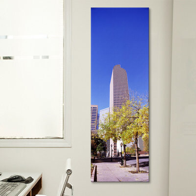 'Mailbox Building in a City, Wells Fargo Center, Denver, Colorado' Photographic Print on Canvas