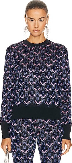 Louis Vuitton Neon Striped Mohair Monogram Cardigan
