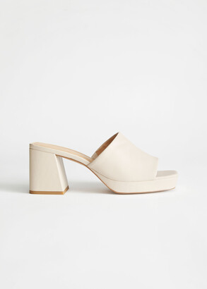 chunky platform mules