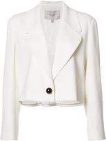 Carolina Herrera single button cropped jacket