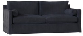 Gabby Hayes 84.5" Square Arm Sofa Body Fabric: Zulu Vanilla, Cushion Fill: Ultra Plush