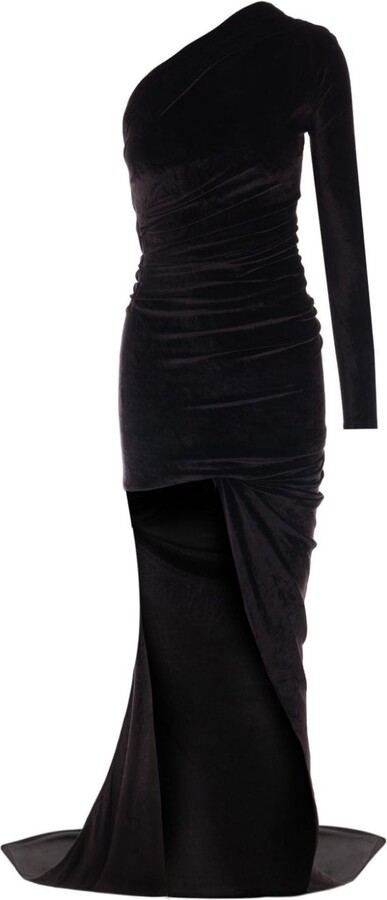 Balenciaga Velvet Long Dress
