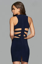 Thumbnail for your product : Faviana 7853 Short Scoop Neck Cocktail Dress with Side Cut Outs