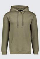 Thumbnail for your product : boohoo Longline Over The Head Fleece Hoodie