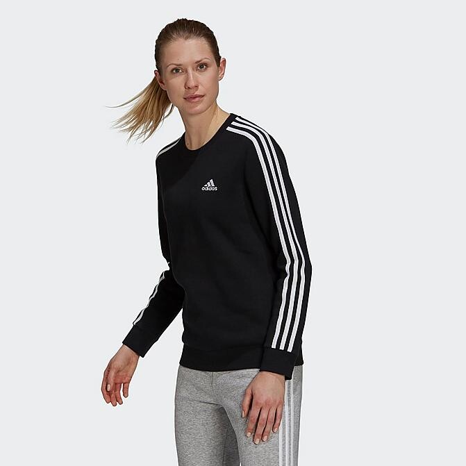 adidas Women's Essentials 3-Stripes Crewneck Sweatshirt - ShopStyle