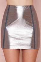 Thumbnail for your product : Nasty Gal Flashback Metallic Skirt
