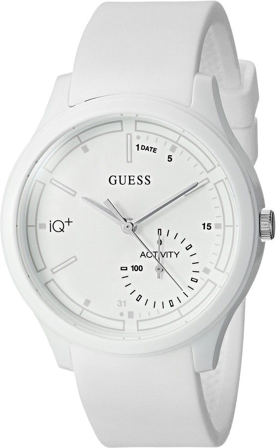 GUESS Women's Stainless Steel Connect Fitness Tracker Silicone Watch -  ShopStyle Clothes and Shoes
