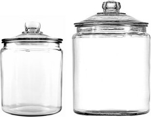 Anchor Hocking Anchor Hocking; 2 Piece; 1 Gallon, Half Gallon Heritage Hill Jar Set