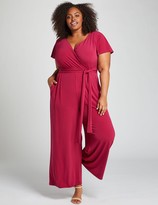 lane bryant red jumpsuit