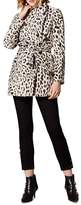 Thumbnail for your product : Karen Millen Leopard Print Faux Fur Coat