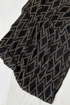 Thumbnail for your product : Urban Outfitters Stitched Geo Fringe Eternity Scarf