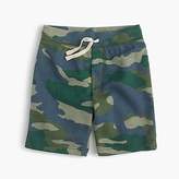 Thumbnail for your product : J.Crew Boys' sweatshort in camo
