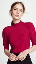 Thumbnail for your product : Adam Lippes Ribbed Puff Sleeve Sweater