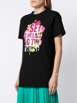 Thumbnail for your product : Twin-Set graphic print T-shirt