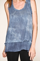 Thumbnail for your product : Gypsy 05 Silk Double Tank in Blue