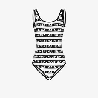 Black And White Striped One Piece Swimsuit | Shop the world's largest  collection of fashion | ShopStyle