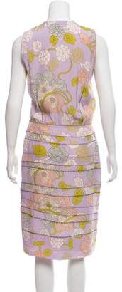 Bottega Veneta Silk Printed Dress