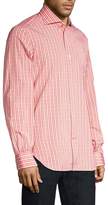 Thumbnail for your product : Kiton Contemporary-Fit Plaid Shirt