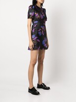 Thumbnail for your product : Baum und Pferdgarten Floral-Print Pointed-Collar Dress