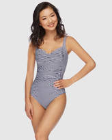 Thumbnail for your product : Petite Navy/White Joanne Twist Front Multifit One Piece