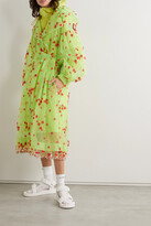 Thumbnail for your product : MONCLER GENIUS + 4 Simone Rocha Coronilla Hooded Appliqued Embroidered Tulle Trench Coat