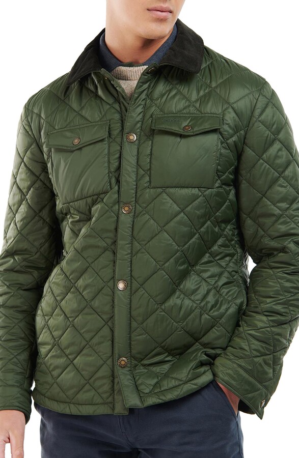 Barbour Quilted Shirt Jacket - ShopStyle