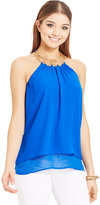 Thumbnail for your product : XOXO Juniors' Layered-Look Halter Top