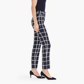 Thumbnail for your product : J.Crew Petite French girl slim crop pant in windowpane 365 crepe