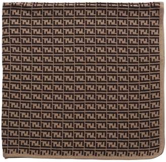 Fendi Cotton & Cashmere Blend Knit Blanket