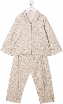 Bonpoint Floral-Print Pyjama Set