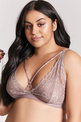 Forever 21 Plus Size Strappy Lace Bralette