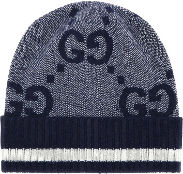 Gucci Kids GG Pattern Wool Hat