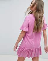 Thumbnail for your product : Pull&Bear Frill Hem & Cuff Dress