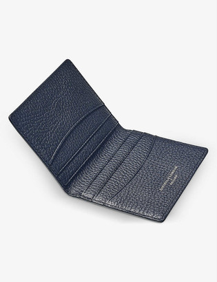 Aspinal of London Double Fold leather card holder