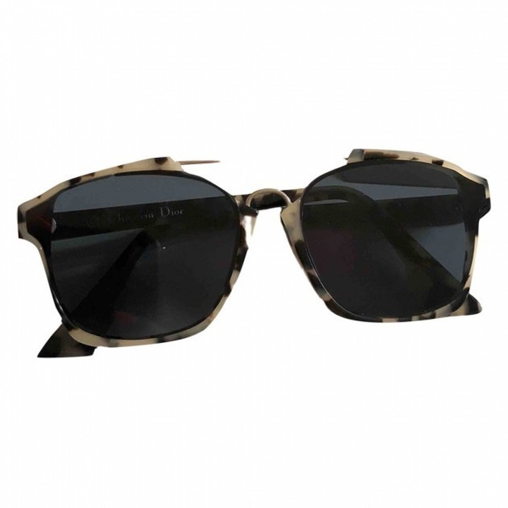 dior abstract sunglasses silver