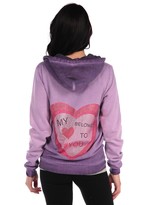 Thumbnail for your product : Butter Shoes Oil Wash My Heart Belongs To You Hoody
