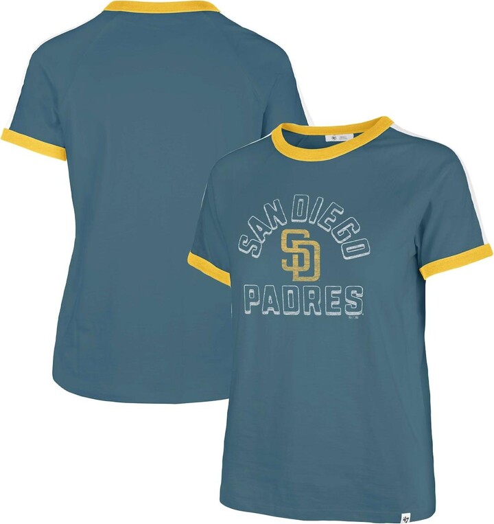 47 Women's Teal San Diego Padres City Connect Sweet Heat Peyton T-shirt -  ShopStyle
