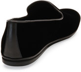 Thumbnail for your product : Ferragamo Velvet Venetian Loafer, Black