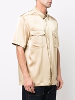 Thumbnail for your product : Nanushka Camp satin-finish shirt
