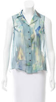Thumbnail for your product : Theyskens' Theory Silk Sleeveless Blouse